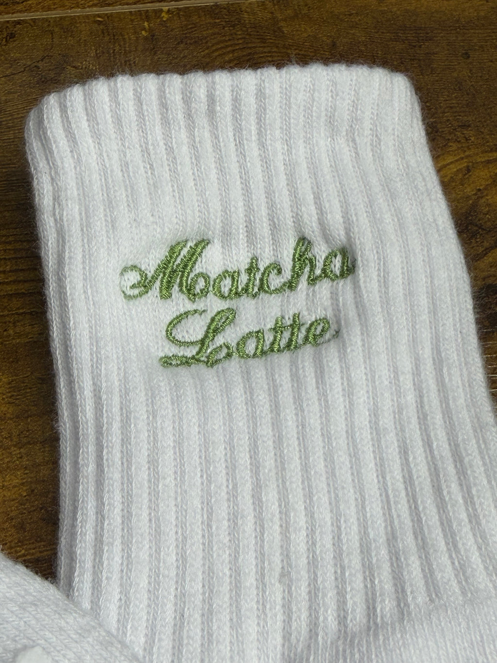 Matcha Latte Grip Socks