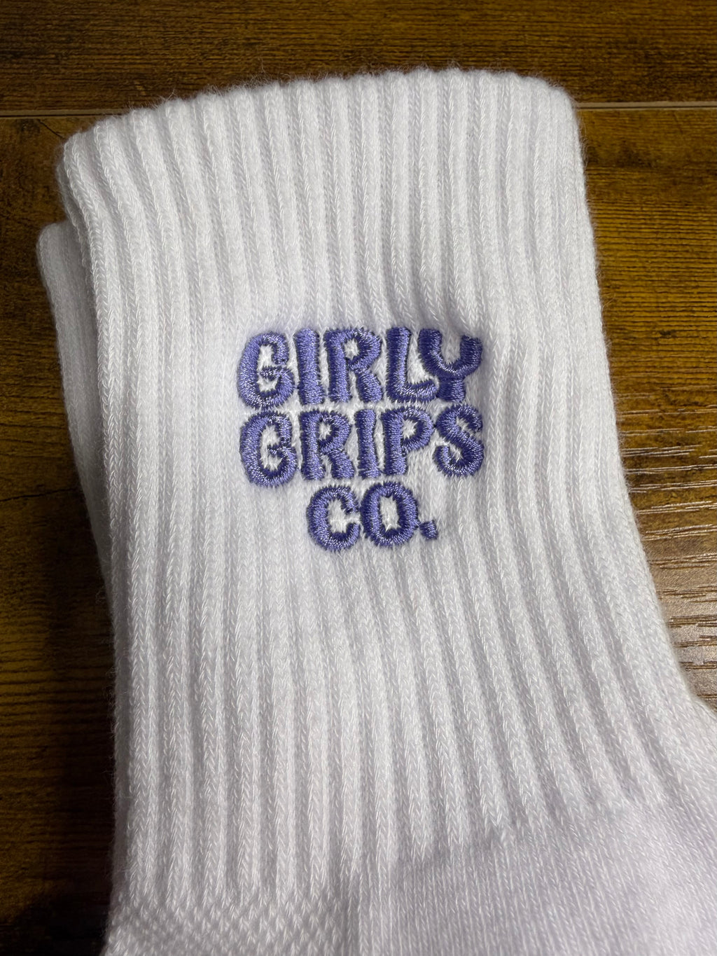 Girly Grips Co. Logo Grip Socks