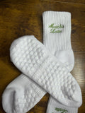 Matcha Latte Grip Socks