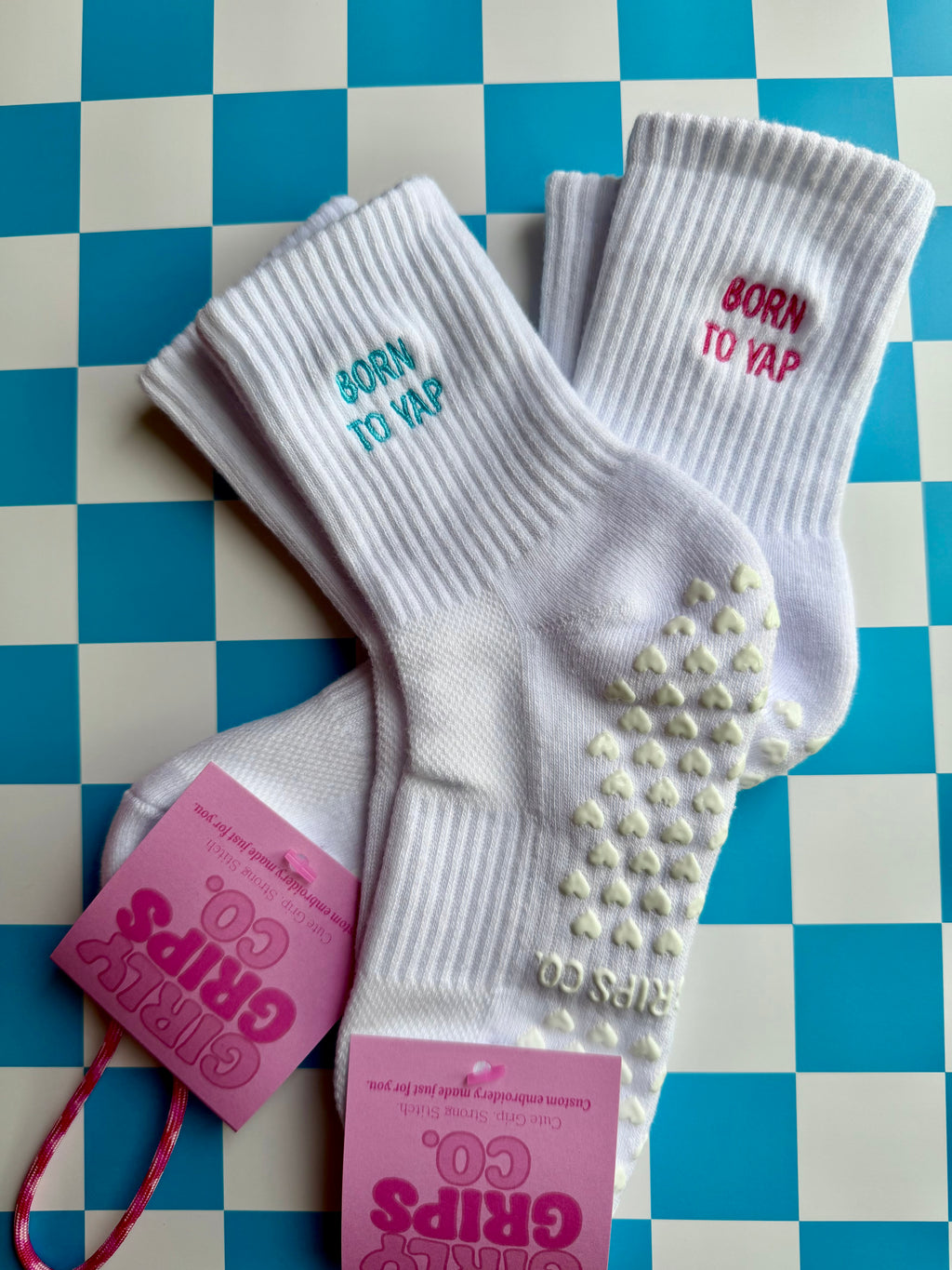 Born to Yap Grip Socks