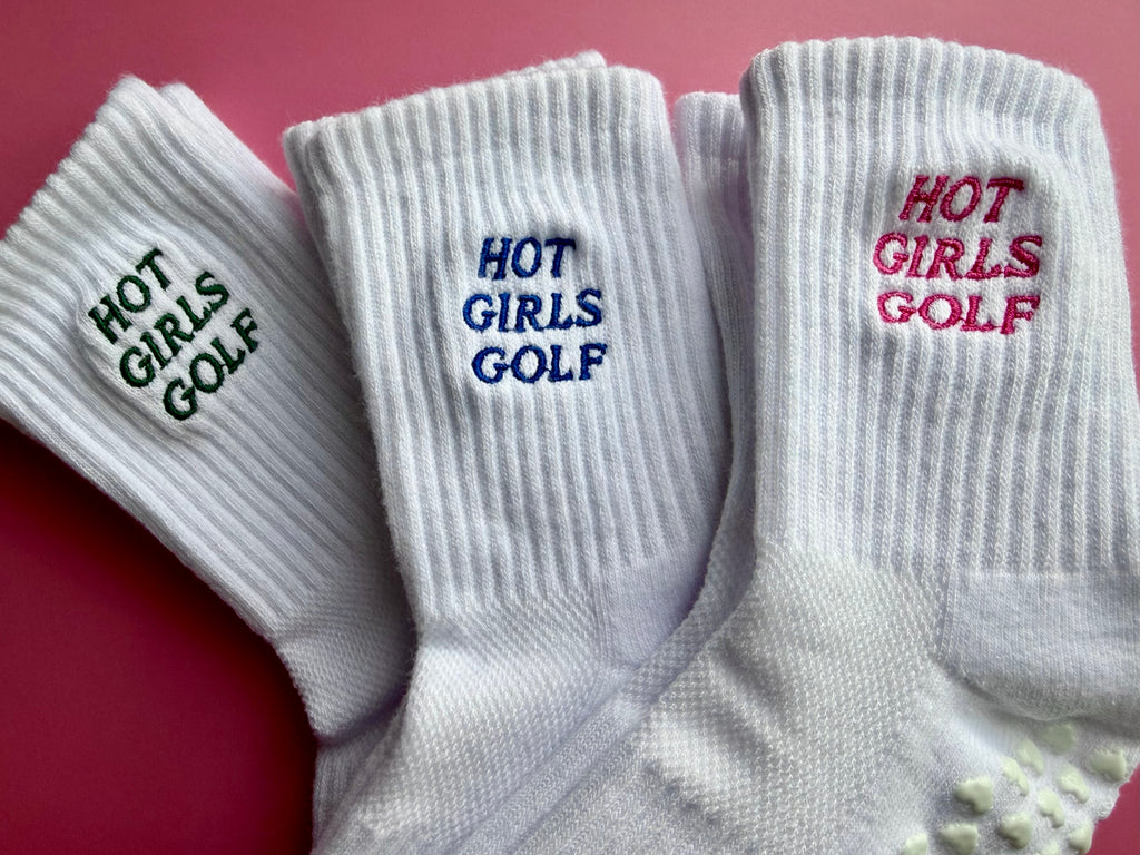 Hot Girls Golf Grip Socks