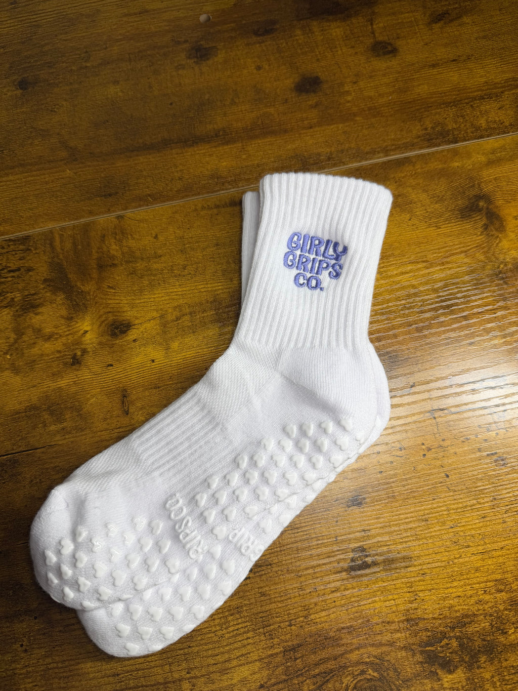 Girly Grips Co. Logo Grip Socks