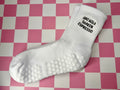 Oat Milk Shaken Espresso Grip Socks