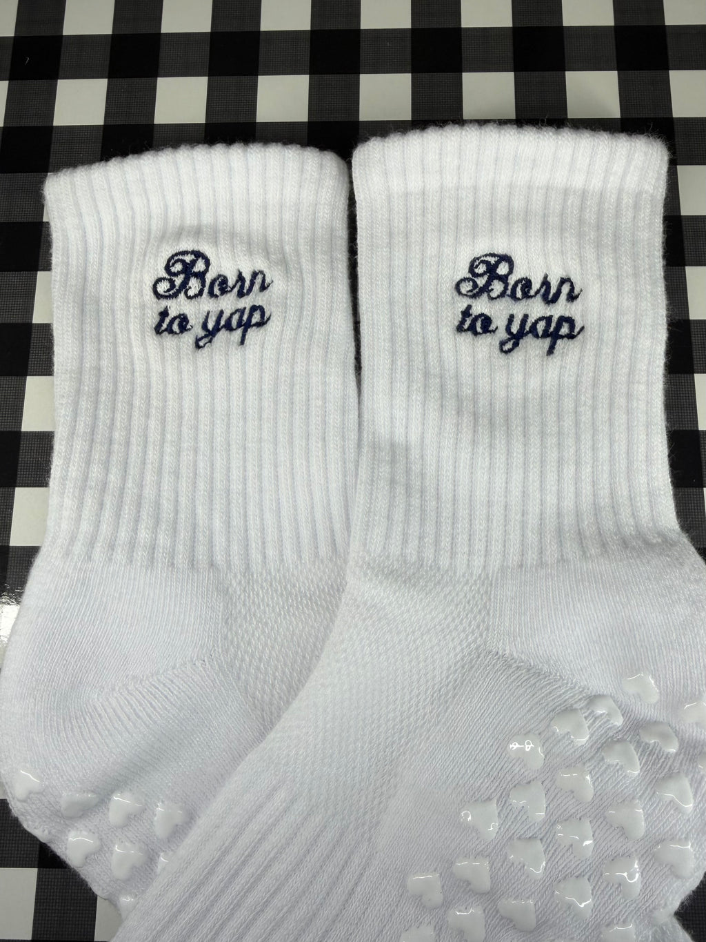 Born to Yap Grip Socks