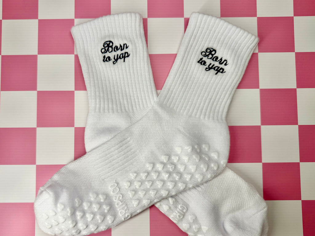 Born to Yap Grip Socks