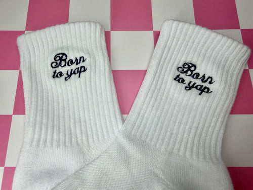 Born to Yap Grip Socks